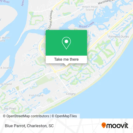 Blue Parrot map