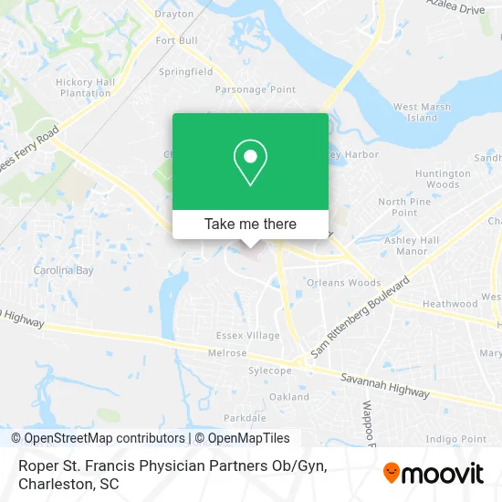 Roper St. Francis Physician Partners Ob / Gyn map