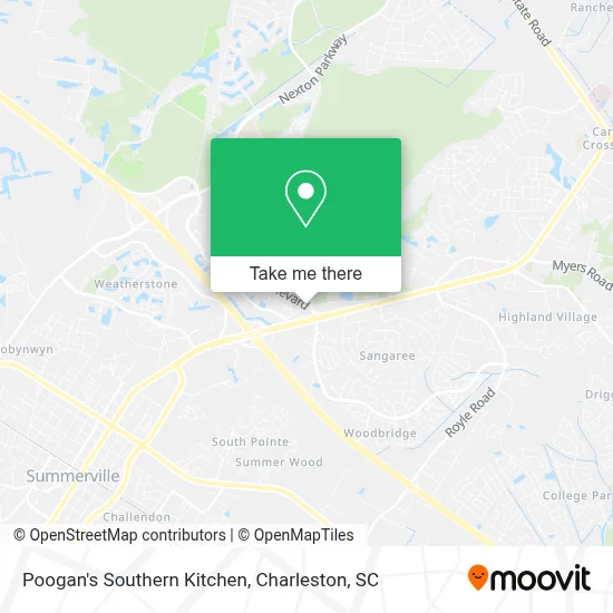 Poogan's Southern Kitchen map