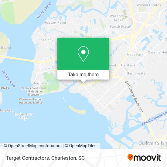 Target Contractors map