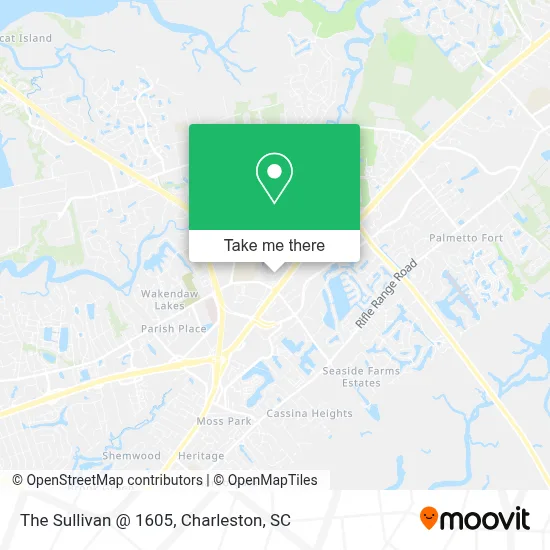 The Sullivan @ 1605 map