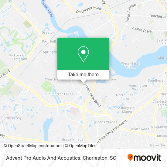 Advent Pro Audio And Acoustics map