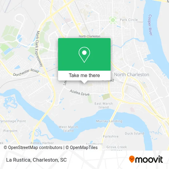 La Rustica map