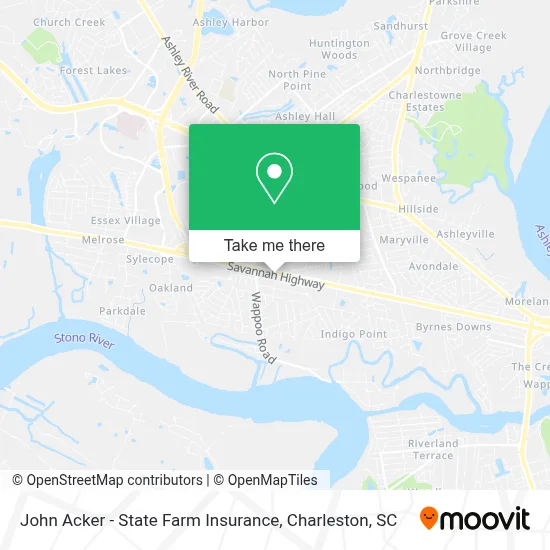 John Acker - State Farm Insurance map