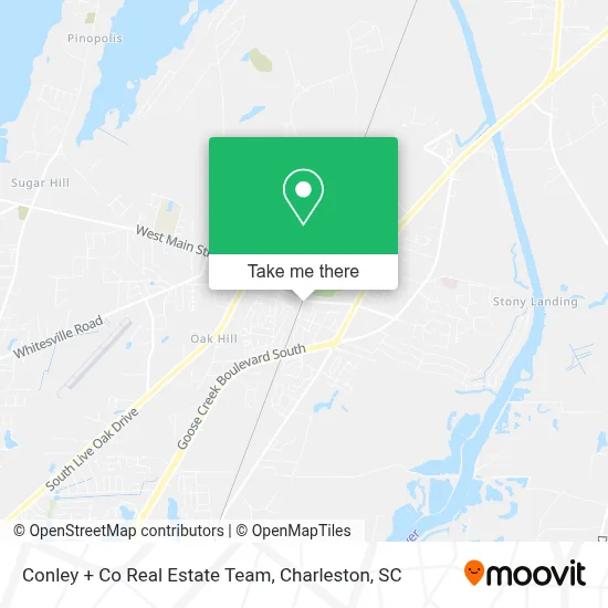 Conley + Co Real Estate Team map