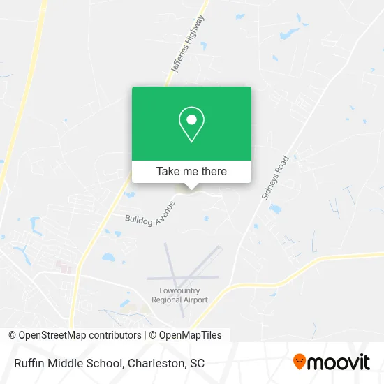 Ruffin Middle School map