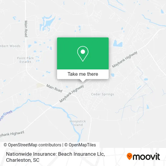 Nationwide Insurance: Beach Insurance Llc map