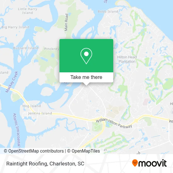 Raintight Roofing map
