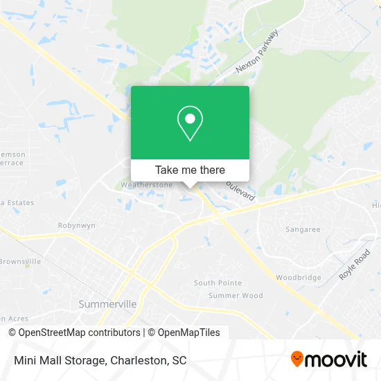 Mini Mall Storage map