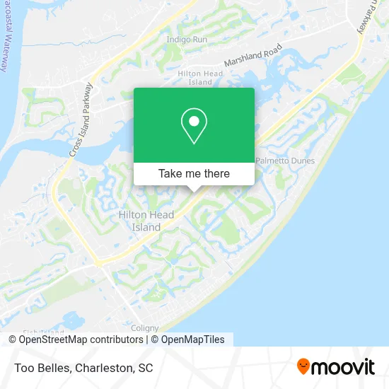 Too Belles map
