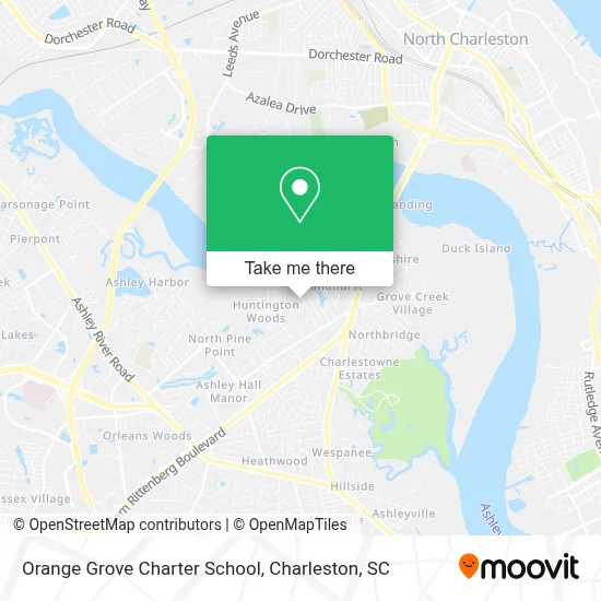 Orange Grove Charter School map