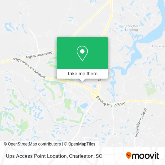 Ups Access Point Location map