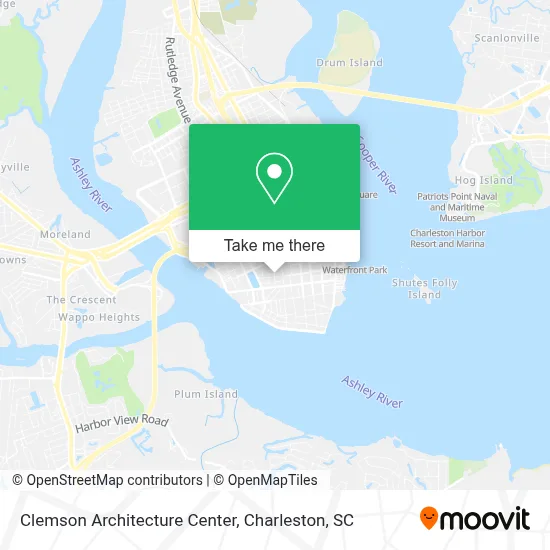 Clemson Architecture Center map