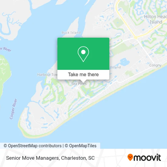 Senior Move Managers map