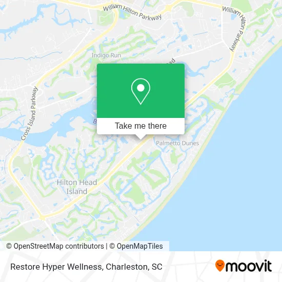 Restore Hyper Wellness map
