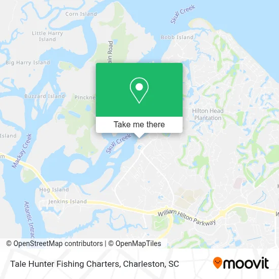 Tale Hunter Fishing Charters map