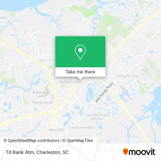 Td Bank Atm map