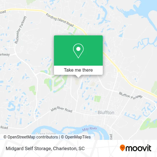 Midgard Self Storage map