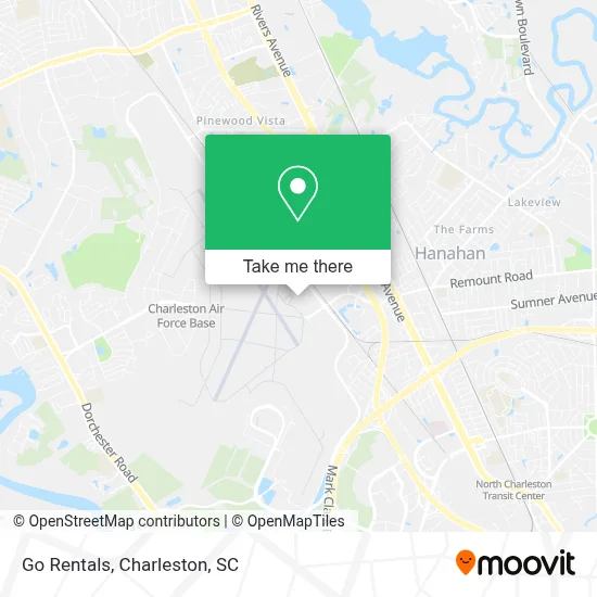 Go Rentals map