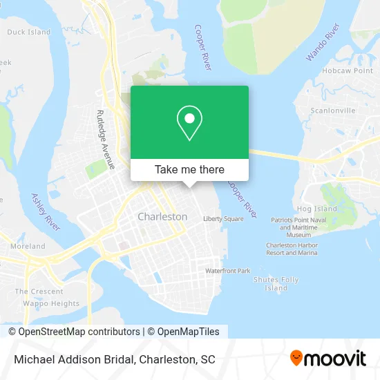 Michael Addison Bridal map