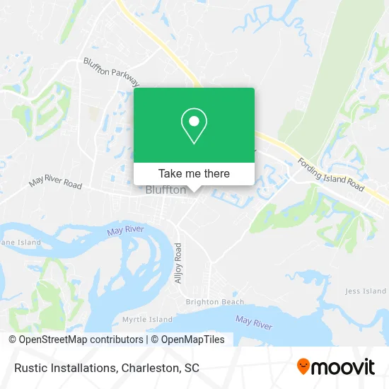 Rustic Installations map
