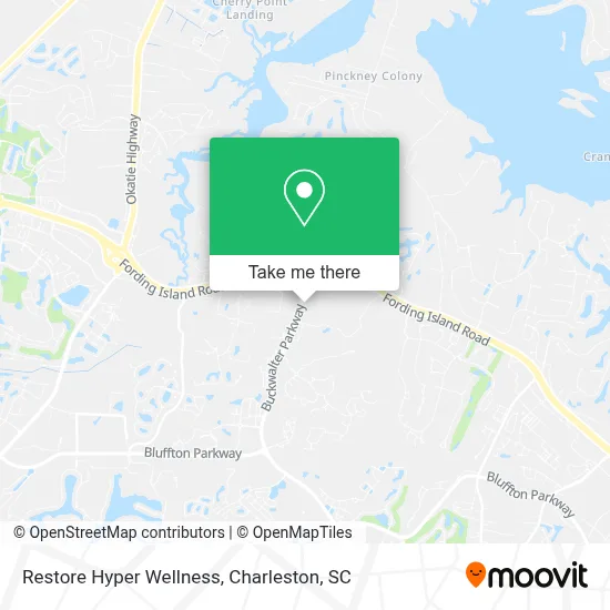 Restore Hyper Wellness map