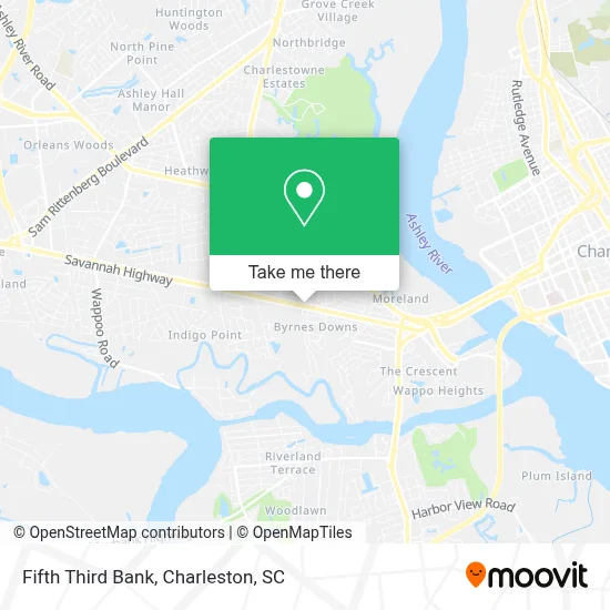Fifth Third Bank map