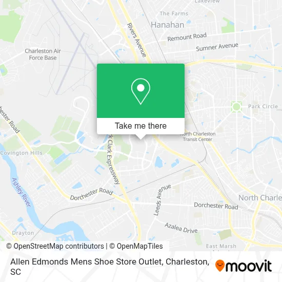 Allen Edmonds Mens Shoe Store Outlet map