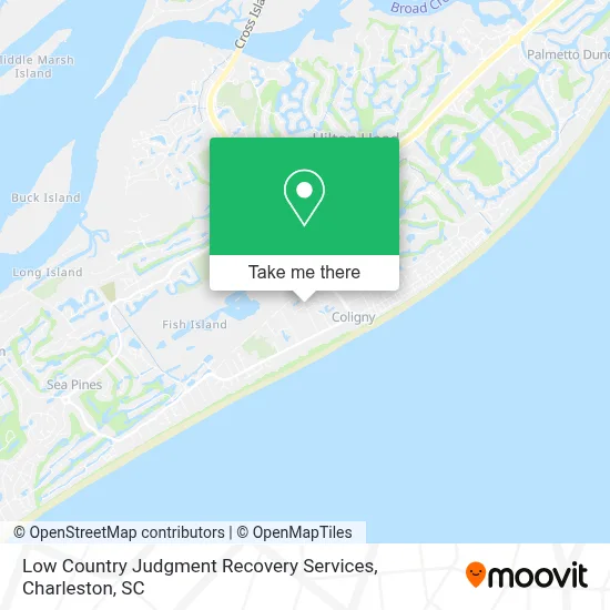 Low Country Judgment Recovery Services map