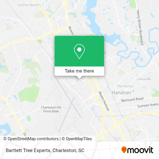 Bartlett Tree Experts map
