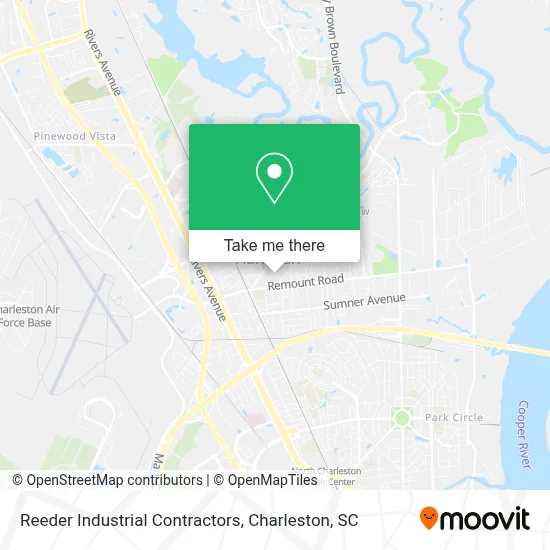 Reeder Industrial Contractors map