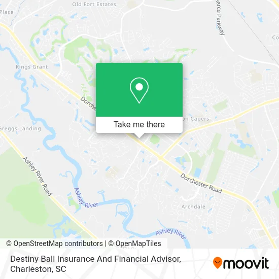 Destiny Ball Insurance And Financial Advisor map