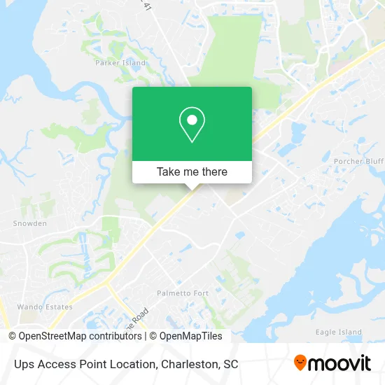 Ups Access Point Location map