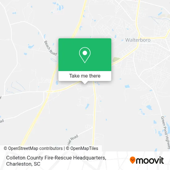 Colleton County Fire-Rescue Headquarters map