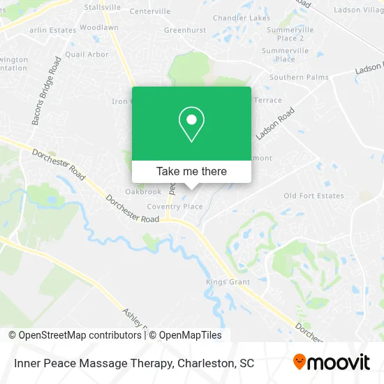 Inner Peace Massage Therapy map