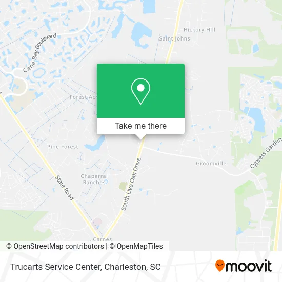 Trucarts Service Center map