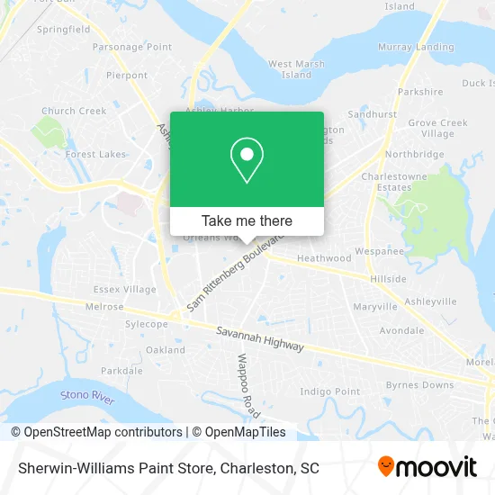 Sherwin-Williams Paint Store map