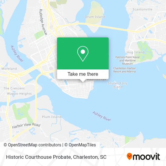 Historic Courthouse Probate map