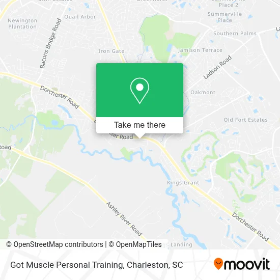 Got Muscle Personal Training map