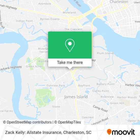 Zack Kelly: Allstate Insurance map