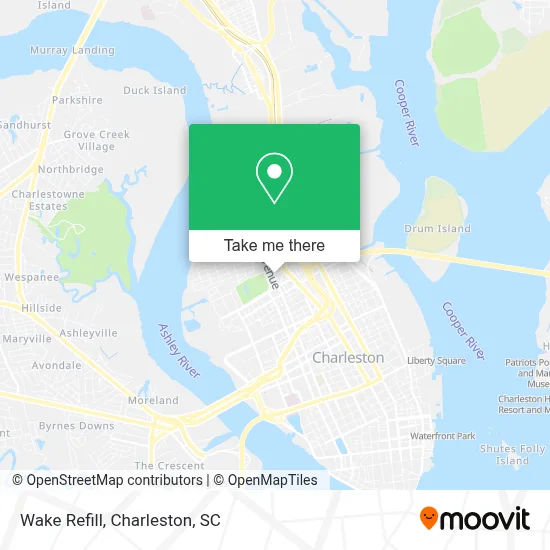 Wake Refill map