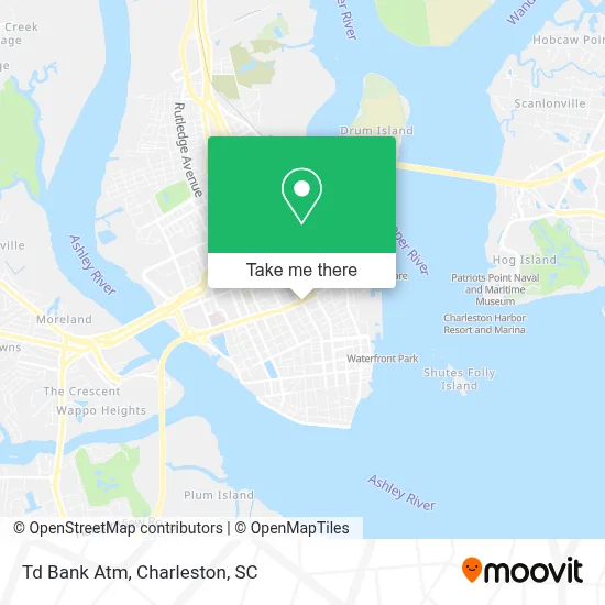 Td Bank Atm map