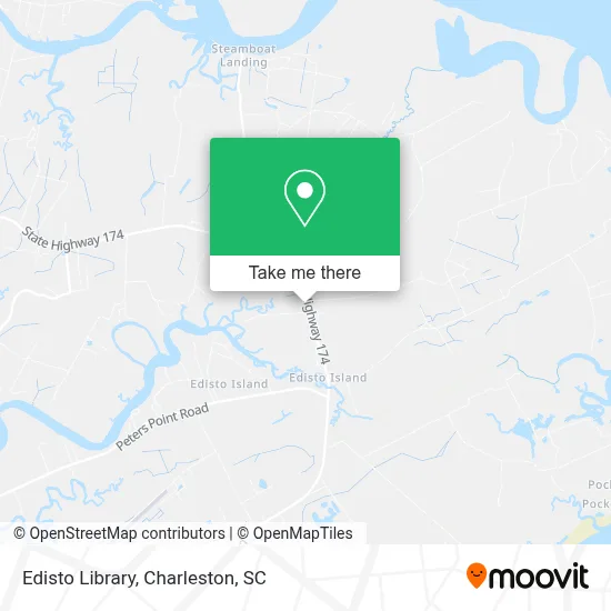 Edisto Library map
