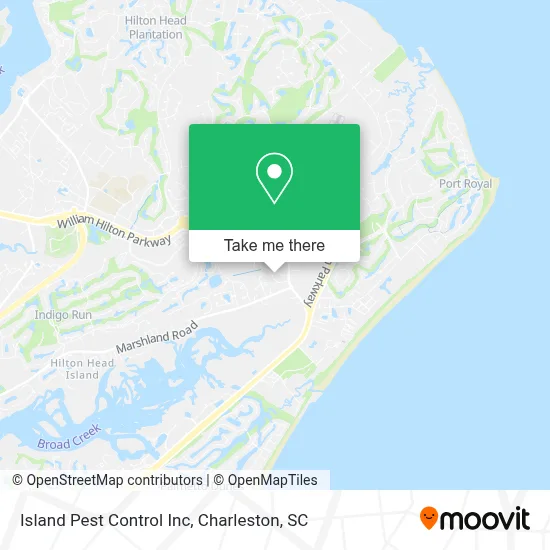 Island Pest Control Inc map