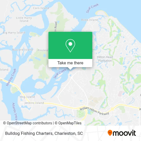 Bulldog Fishing Charters map