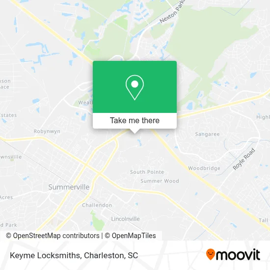 Keyme Locksmiths map