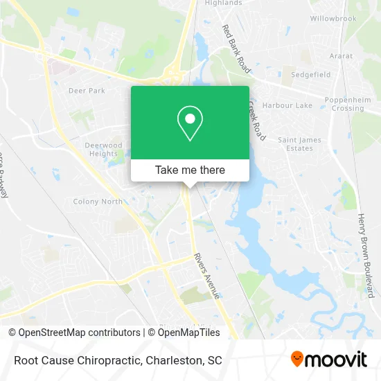 Root Cause Chiropractic map