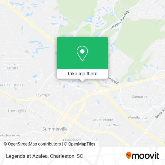Legends at Azalea map