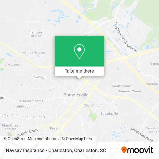 Navsav Insurance - Charleston map