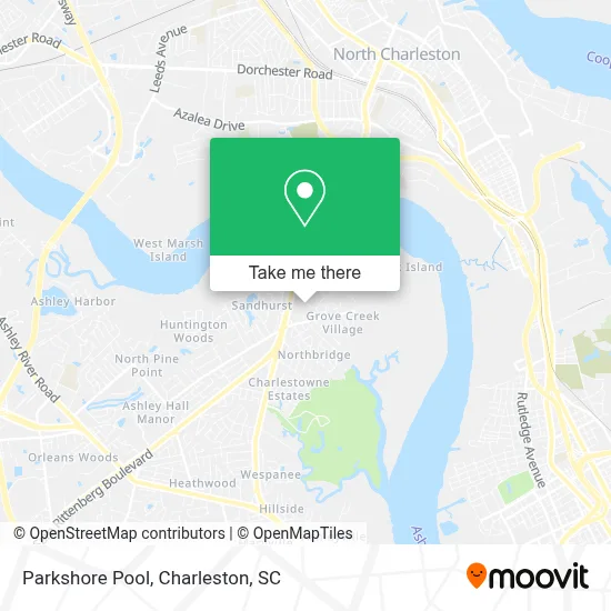 Parkshore Pool map